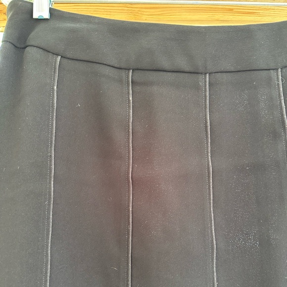 Drama Black Crepe Gored Flip Fun Party Event Skirt size 12 - Picture 9 of 15